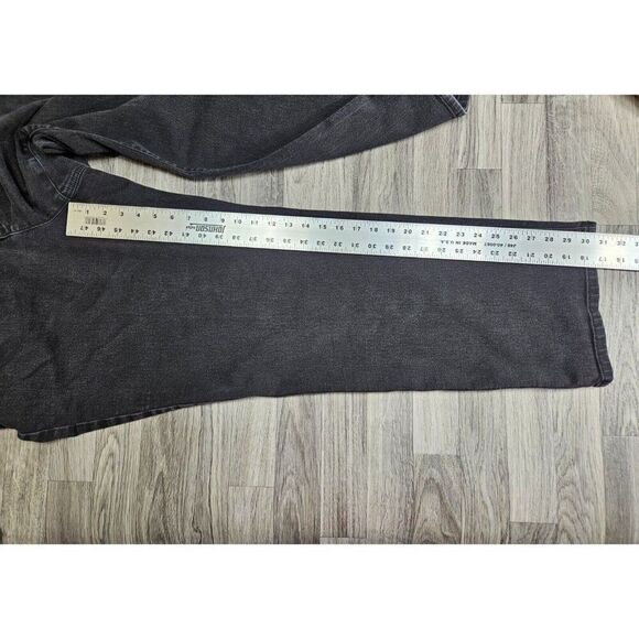 Charter Club Plus Size 24W Lexington Straight Black Grey Denim Jeans - Picture 9 of 11